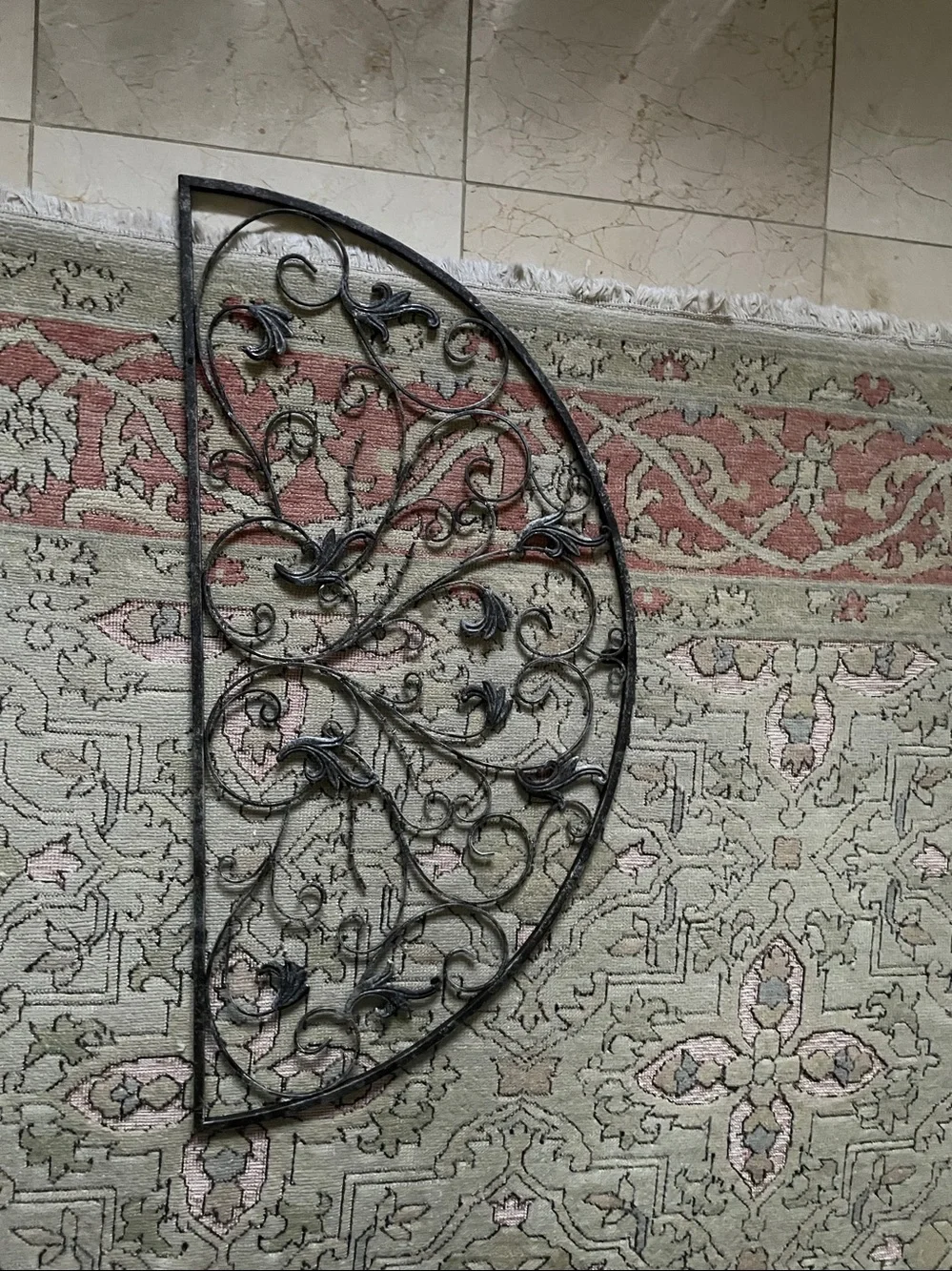 Grandinroad Balmoral arch Decorative Metal Wall Accent in Black -
